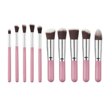 2017 Hot sale women 10PCS Cosmetic Professional Makeup brushes set Foundation Powder Face Eyeshadow brush Pinceis de maquiagem