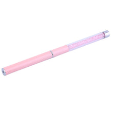 2017 Hot sale women 1PCS Nail Art Care Makeup tools Cosmetics Gel Pen Brush Handle The Crystal Nail art decorations Maquiagem