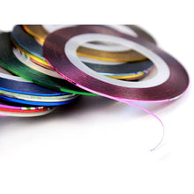 2017 Hot sale women 32 Color Rolls Striping Tape Line Cosmetics 3D Nail art decorations Stickers Stamper Makeup tools Maquiagem