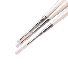 2017 Hot sale women 3PCS Professional Nail art Drawing Painting Pen Makeup brushes Detailer Liner Pincel maquiagem Pink
