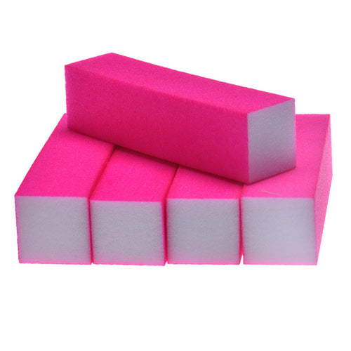 2017 Hot sale women 5PCS Nail Art Buffer File Block Pedicure Manicure Buffing Sanding Polish Nail art decorations Maquiagem