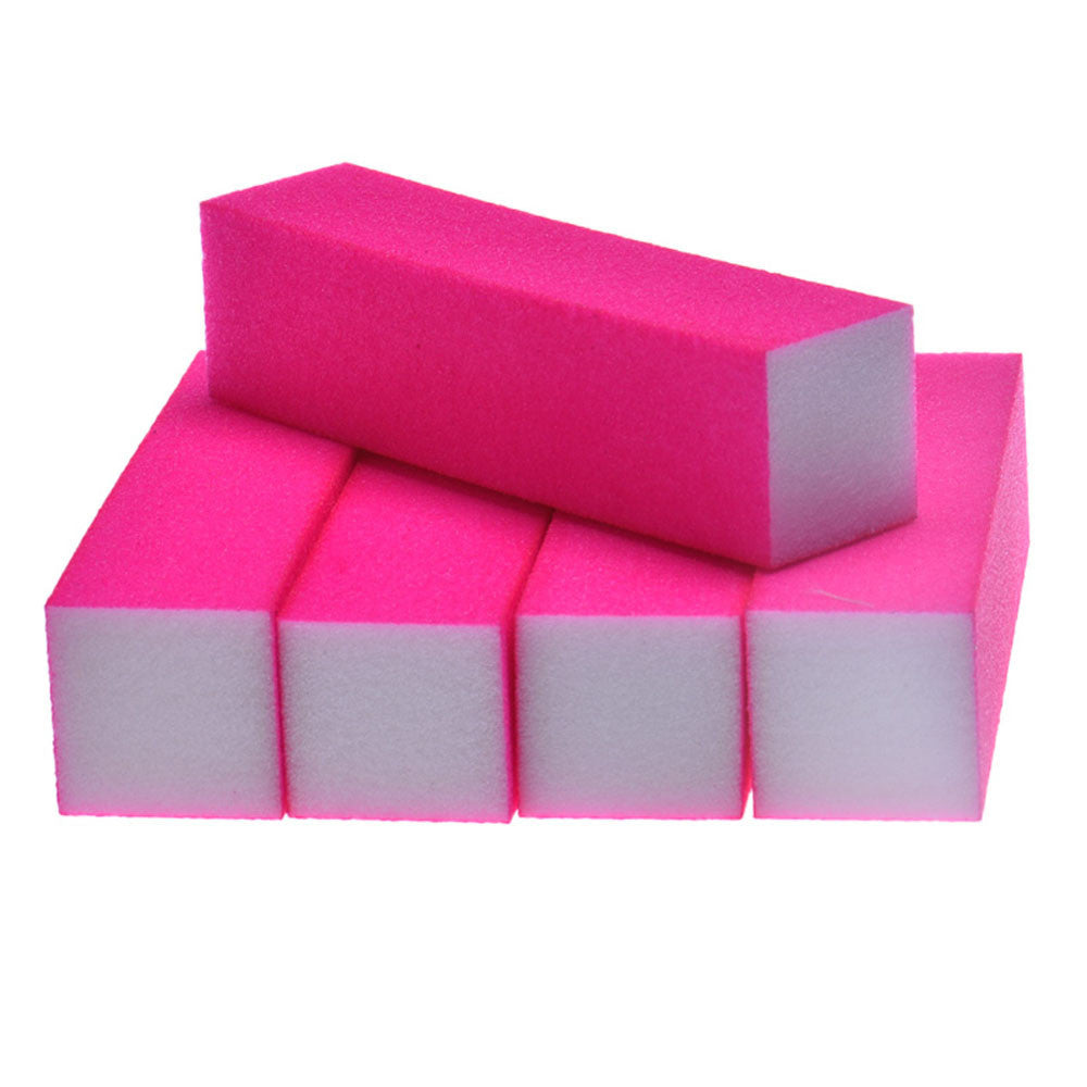 2017 Hot sale women 5PCS Nail Art Buffer File Block Pedicure Manicure Buffing Sanding Polish Nail art decorations Maquiagem