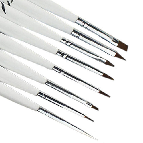 2017 Hot sale women 8PCS Zebra Nail art Dotting Manicure Painting Drawing Polish Brush Pen Nail art decorations Maquiagem