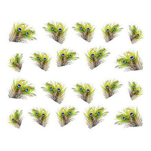 2017 Hot sale women Korean Nail Stickers Decals women girl ladies Peacock Feather Nail Tip Art Water Transfers Decal Sticker