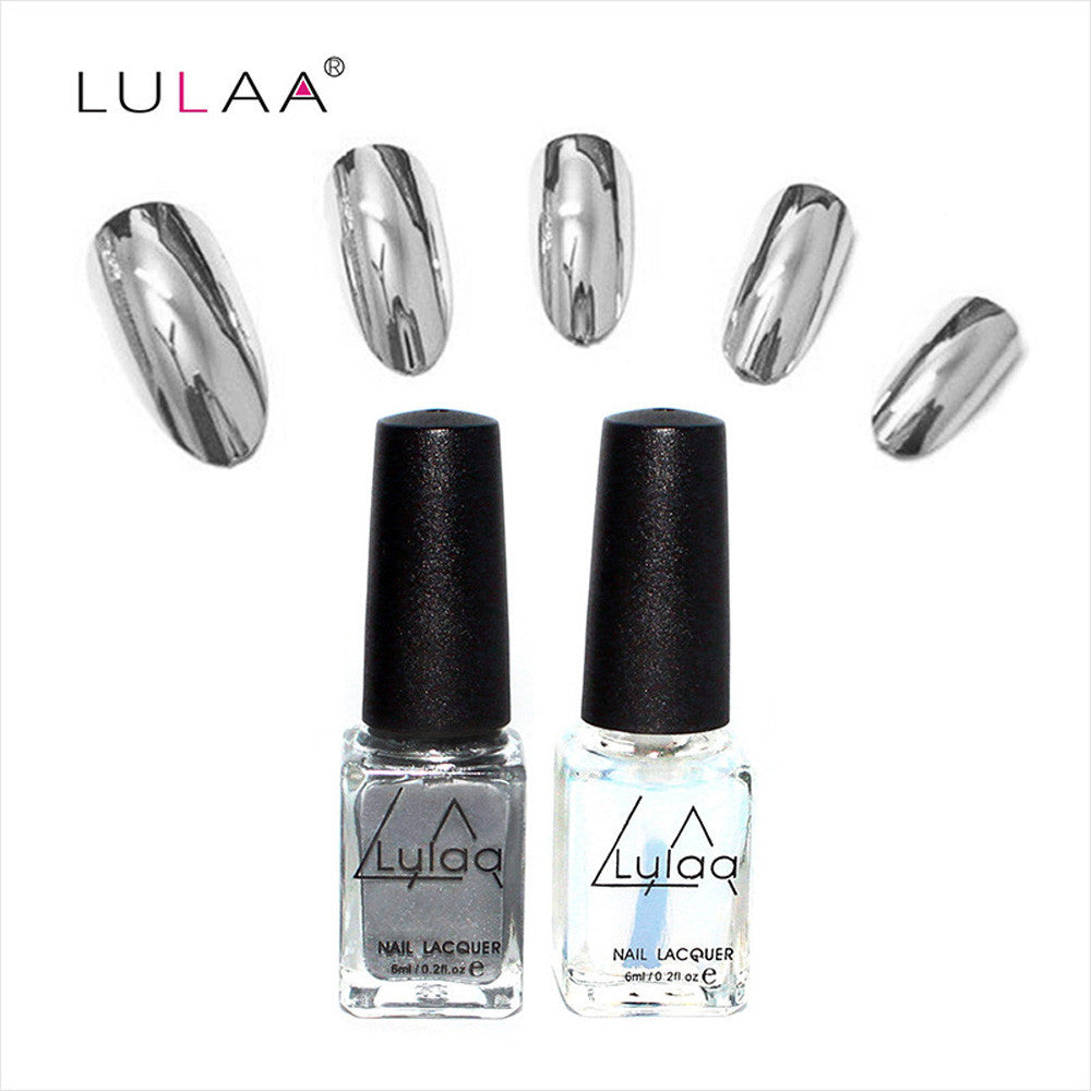 2017 Hot sale women Nail art UV Gel Nail Polish Mirror Effect Varnish Soak Off Top Base Coat Nail art decorations Maquiagem