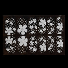 2017 Hot sale women Nail sticker Lace Diamond Flower Pattern Stickers Nail art decorations Tips Makeup tools Maquiagem