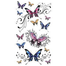 2017 Hot sex products Toopoot's vestidos 2017 Beautiful Cute Butterfly Tattoo Stickers Temporary Waterproof Tattoo #AP5