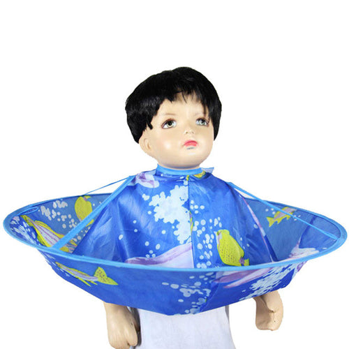 2017 Kids Children Hair Cutting Cape Haircut Gown Hairdresser Apron Cloak Clothes for Salon Hair Styling Accessory 88