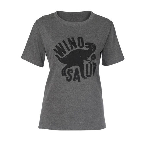 2017 Korean Fashion Women Short Sleeve Print Dinosaur T-Shirt Casual Loose Tops Shirt tops tees Shirt Femme #43