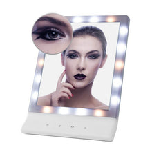 2017 LED Makeup Cosmetic Mirror Multiple Illumination Large Screen Wall Mount Mirror with 18 LED Light