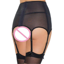 2017 Lingerie Sexy New Black Women Sexy Lace Perspective Garter Belt Transparent Club Wear Thigh-Highs Garter Belt Women #418