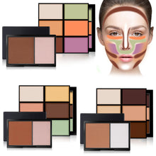 2017 Magical Halo Makeup Cosmetics Set 6 Colors Concealer + Double Color Stereo Bronzing Powder