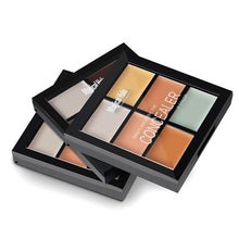 2017 Magical Halo Makeup Cosmetics Set 6 Colors Concealer + Double Color Stereo Bronzing Powder
