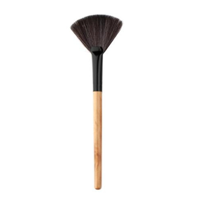 2017 Make up Fan Blush Face Eyeshadow Powder Foundation Cosmetics Makeup brushes Maquiagem profissional Beige