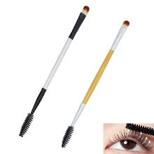 2017 Makeup brushes Double-end Eye shadow Eyeliner brush Eyelashes Extension Lashes Applicator Foundation Blush Cosmetic brush