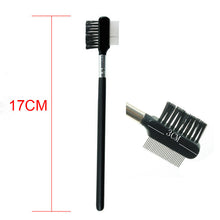 2017 Makeup brushes professional Eyebrow Eyelash Dual-Comb Extension Brush Comb Cosmetics Make up tools Black