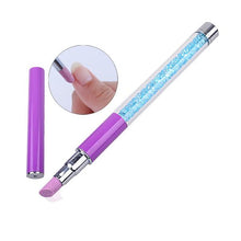 2017 Manicure Carved Pen Nail Art Carving Pen Makeup brushes Acrylic Handle Salon Make up tools Maquiagem