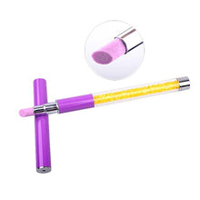 2017 Manicure Carved Pen Nail Art Carving Pen Makeup brushes Acrylic Handle Salon Make up tools Maquiagem