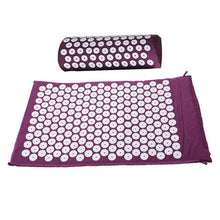 2017 Massage Cushion Acupressure Mat Relieve Stress Pain Acupuncture Spike Yoga Mat with Pillow/ Without Pillow