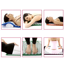 2017 Massage Cushion Acupressure Mat Relieve Stress Pain Acupuncture Spike Yoga Mat with Pillow/ Without Pillow