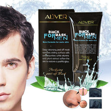 2017 Men Black Mask Blackhead Remover Deep Cleansing Purifying Peel Off Remove Black head Black Mud Cleansing Suction Face Mask