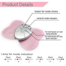 2017 Mini Butterfly Design Body Muscle Massager Electronic Slimming Massager 4 LED Lights Display