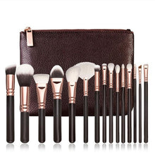 2017 Most Popular 15 PCS Pro Makeup Brushes Set Cosmetic Complete Eye Kit + Case pinceis para maquiagem Fashion style Anne