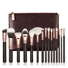 2017 Most Popular 15 PCS Pro Makeup Brushes Set Cosmetic Complete Eye Kit + Case pinceis para maquiagem Fashion style Anne
