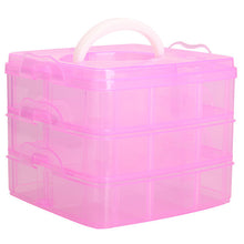 2017 Multifunctional Nail Art Tips Rhinestone Storage Clear Plastic Make Up Jewelry Cosmetic Divided Box 88