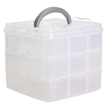 2017 Multifunctional Nail Art Tips Rhinestone Storage Clear Plastic Make Up Jewelry Cosmetic Divided Box 88