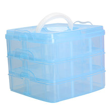 2017 Multifunctional Nail Art Tips Rhinestone Storage Clear Plastic Make Up Jewelry Cosmetic Divided Box 88