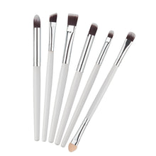 2017 Natural 6PCS Cosmetics Professional Makeup brushes set Korean Foundation Lip Eyeshadow brush Pincel maquiagem White