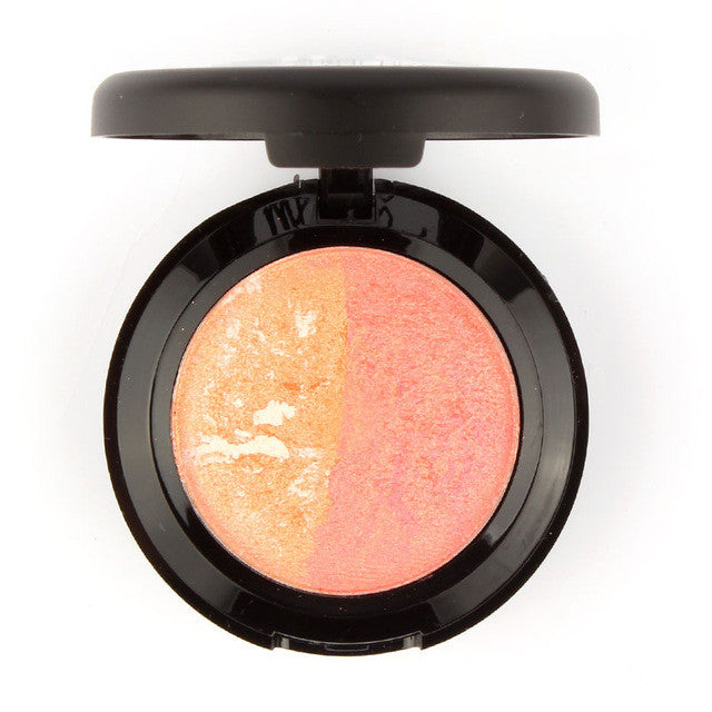 2017 Natural Face Pressed Blush Baked Makeup Blush Palette Cream Blush Blusher Powder