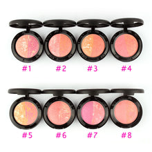 2017 Natural Face Pressed Blush Baked Makeup Blush Palette Cream Blush Blusher Powder