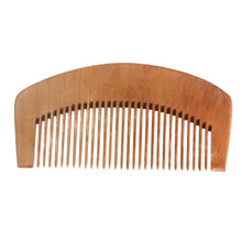 2017 Natural Health Peach Wooden Mahogany Comb Hair Present Handmade Comb