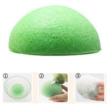 2017 Natural Konjac Konnyaku Facial Puff Face Wash Cleansing Sponge