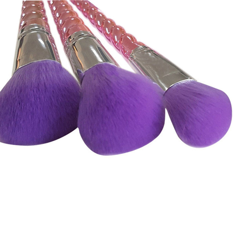 2017 New 8PCS Eyebrow Eyeliner Blusher Cosmetic Concealer Makeup brushes Face Powder Foundation Eyeshadow brush Pincel maquiagem