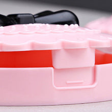 2017 New Acrylic Flower Eyelash Storage Box Makeup Cosmetic Mirror Case Organizer