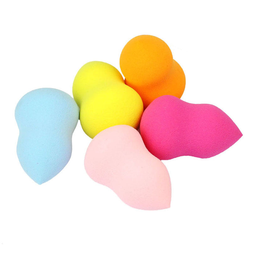 2017 New Arrival 5PCS Pro Beauty Flawless Makeup Sponge Foundation Cosmetic Puff Bottle Gourd Sponge ball accessories for women