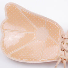 2017 New Arrival Invisible Bra For Women Solid Bandage Wings Instant Breast Lift Silicone Push Up Bra Women Black/Khaki #23