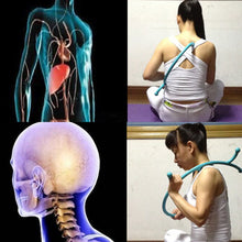 2017 New Back Hook Massager Neck Self Muscle Pressure Stick Tool Manual Trigger Point Massage Rod