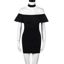 2017 New Desgin Lotus Leaf Slash Neck Dresses Women Sexy Summer Off Shoulder Mini Party Dresses ropa mujer vestidos #23