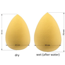 2017 New Designed 4pc Pro Makeup Foundation Beauty Flawless Droplets Sponge Puff esponjas para maquiagem Anne