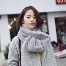 2017 New Fashion Autumn And Winter Faux Fur Soft Warm Solid Scarves Ladies Scarf Cachecol Bufandas Mujer echarpe #1201