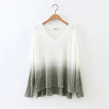 2017 New Fashion Female Knitted Pullovers Long Sleeve V-neck Winter Autumn Sweaters Hot Sale 72081