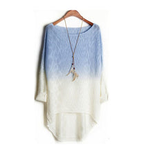 2017 New Fashion Female Long Pullovers Knitted Full Sleeve O-neck Thin Winter Irregular Sweaters 72053