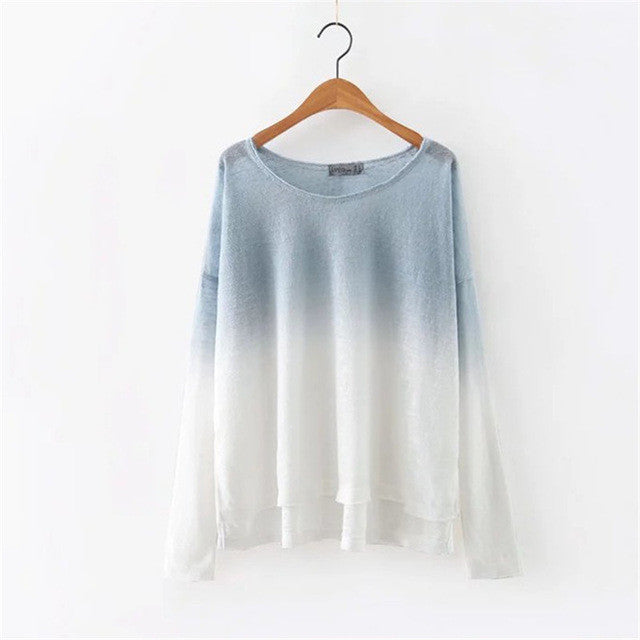 2017 New Fashion Female Pullovers Knitted Long Sleeve O-neck Winter Autumn Sweaters Hot Sale 71984