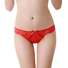 2017 New Fashion Lace Briefs Women Panties Solid Bowknot Underwear Hollow Out Low Waist Underpants Breathable Thongs G-sting #23