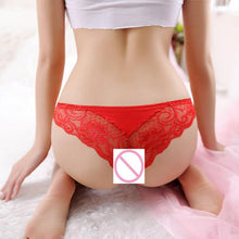 2017 New Fashion Lace Briefs Women Panties Solid Bowknot Underwear Hollow Out Low Waist Underpants Breathable Thongs G-sting #23