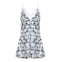 2017 New Fashion Party Dresses Womens Backless Sequin Ladies Party Short Mini Dress vestidos mujer #23